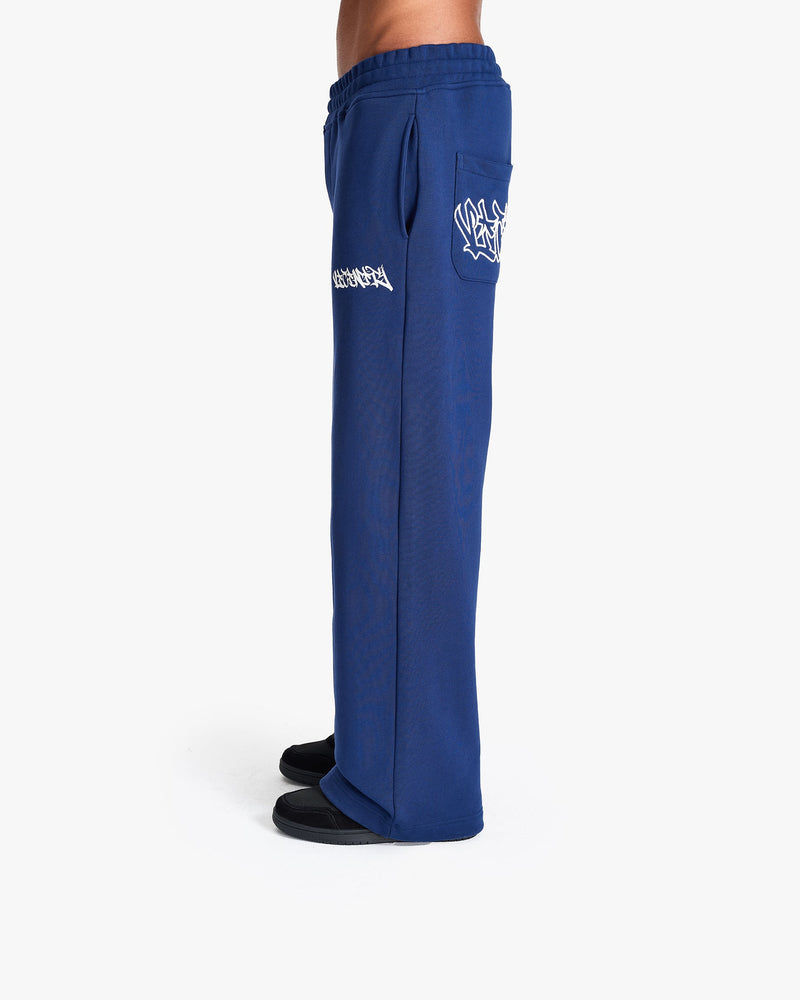 GRAFFITI JOGGER BLUE