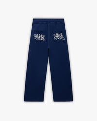 GRAFFITI JOGGER BLUE