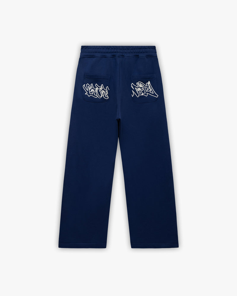GRAFFITI JOGGER BLUE