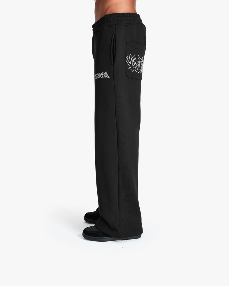 GRAFFITI JOGGER BLACK
