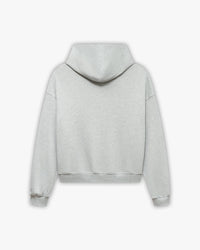 GRAFFITI ZIP-HOODIE GREY MELANGE