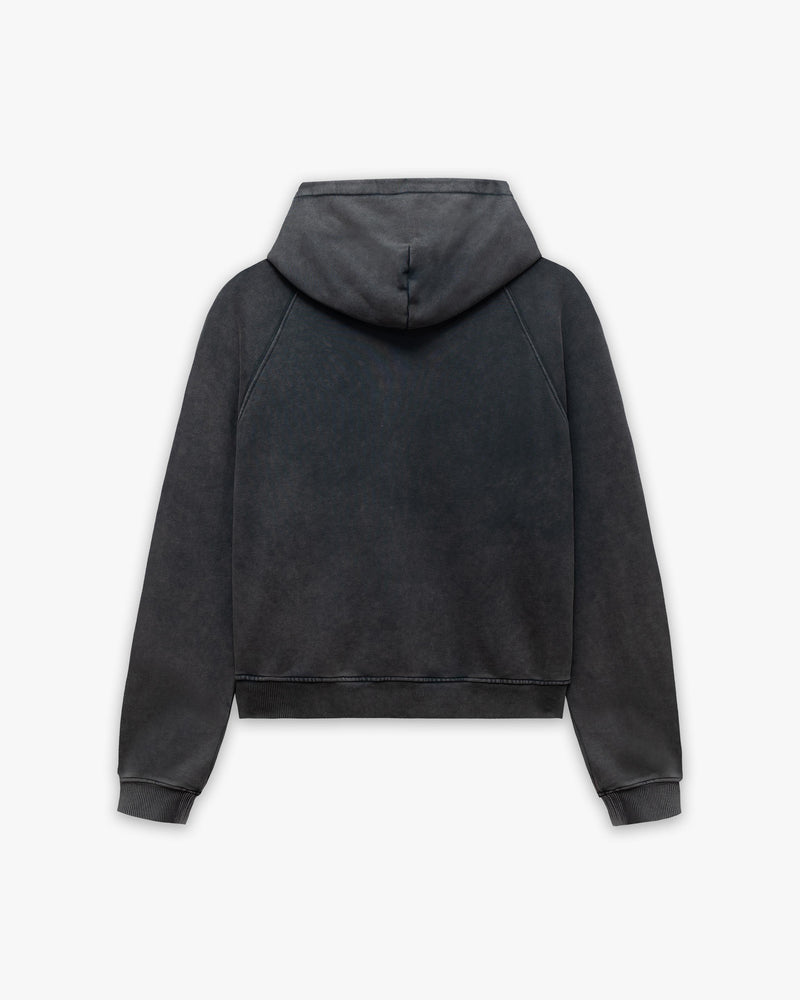 SIGNATURE ZIP HOODIE VINTAGE BLACK