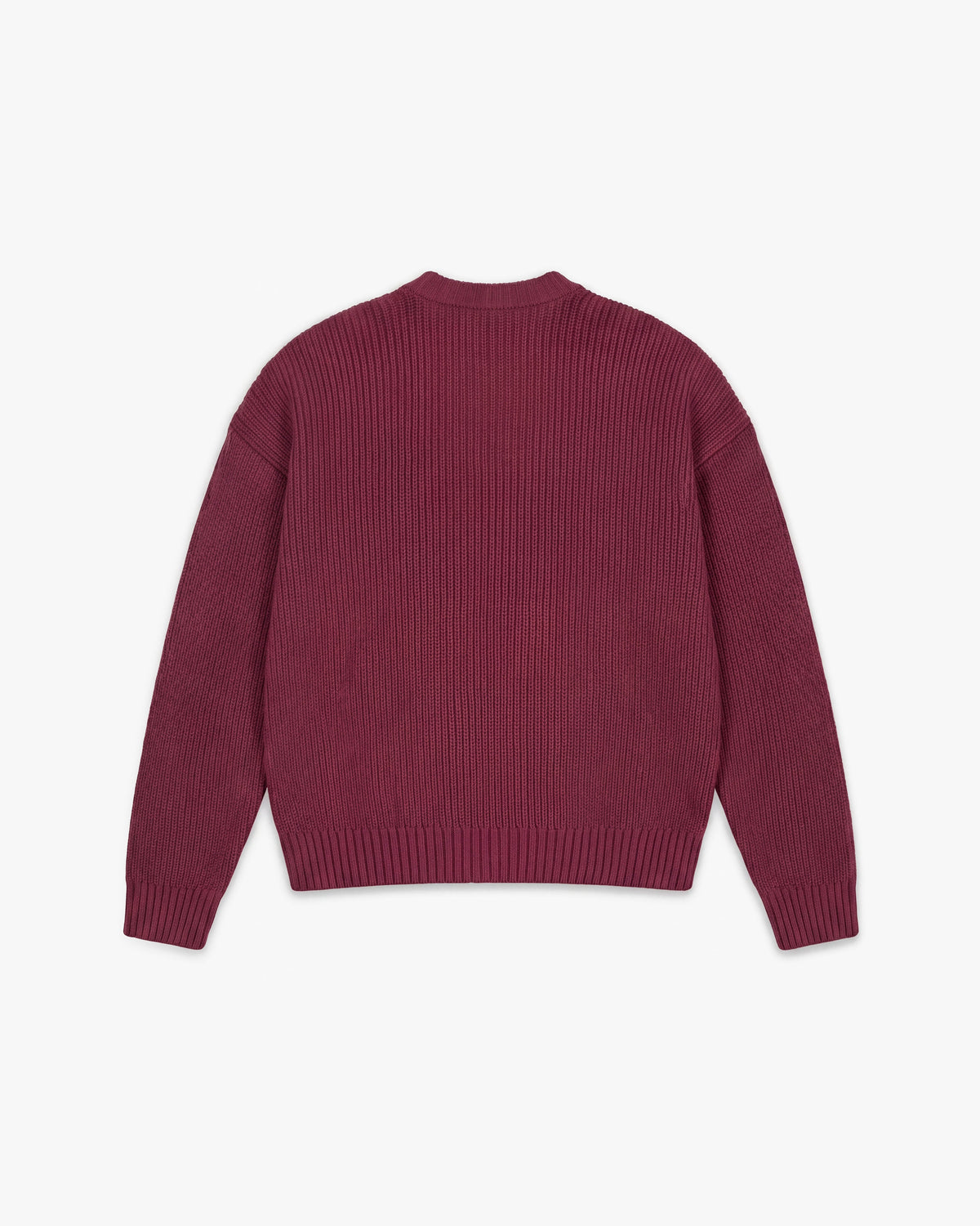 V-LOGO KNITWEAR DARK CHERRY