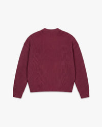V-LOGO KNITWEAR DARK CHERRY