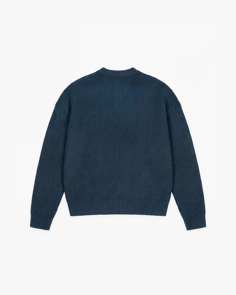 V-LOGO KNITWEAR MIDNIGHT BLUE