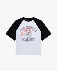BICOLOR PUBLIC INSTITUTE TEE BLACK/WHITE