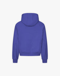 INSIDE OUT ZIP HOODIE OCEAN BLUE