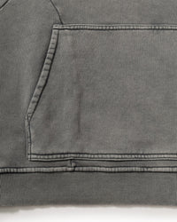 ACID WASHED HOODIE LIGHT GREY