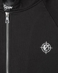 INSIDE OUT ZIP HOODIE BLACK (OLD SIZING)