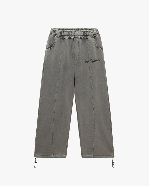 ACID WASHED JOGGER LIGHT GREY