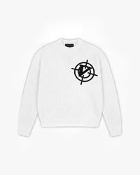 V-LOGO KNITWEAR WHITE