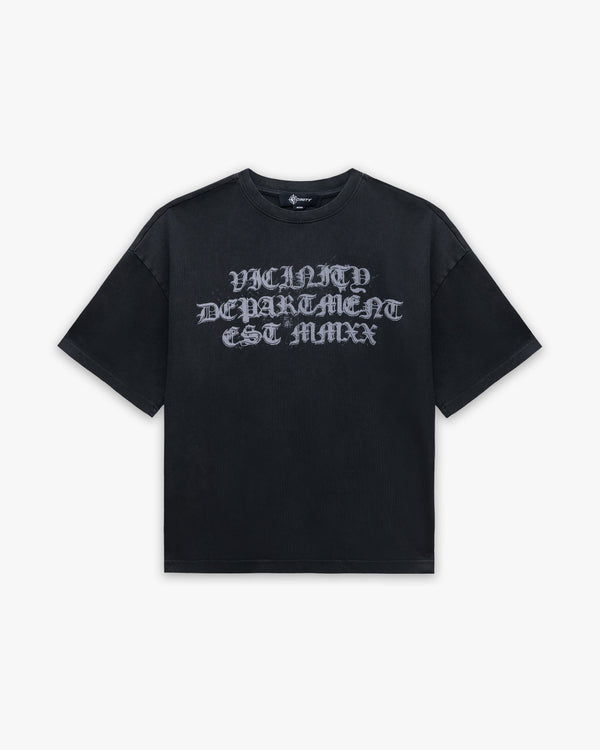 GOTH DEPT TEE VINTAGE BLACK