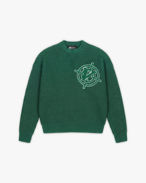 V-LOGO KNITWEAR GREEN