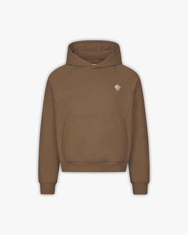 INSIDE OUT HOODIE CHOCOLATE BROWN
