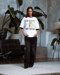 BLONDE AMBITIONS TEE WHITE