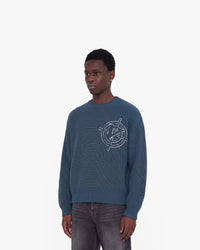 V-LOGO KNITWEAR MIDNIGHT BLUE