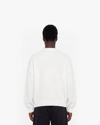 V-LOGO KNITWEAR WHITE