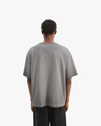 INITIALS TEE DARK GREY
