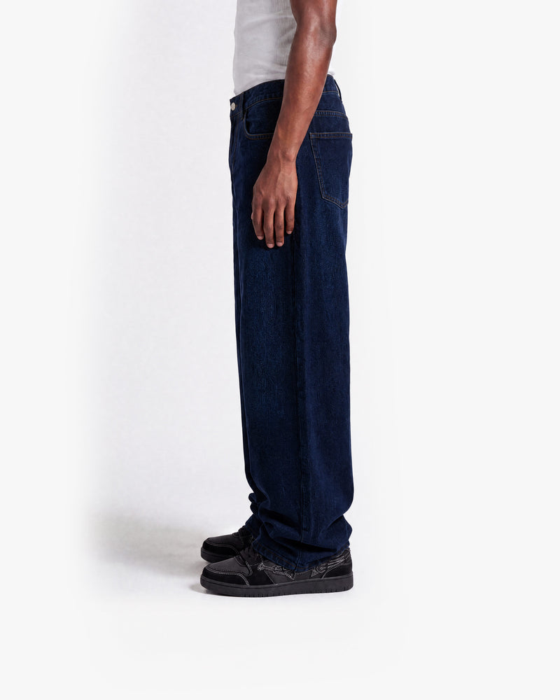 THE BAGGY DENIM RAW BLUE