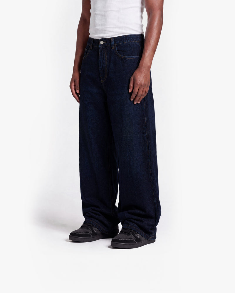 THE BAGGY DENIM RAW BLUE