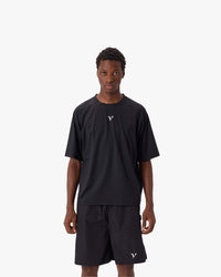 ACTIVEWEAR BOXY TEE BLACK