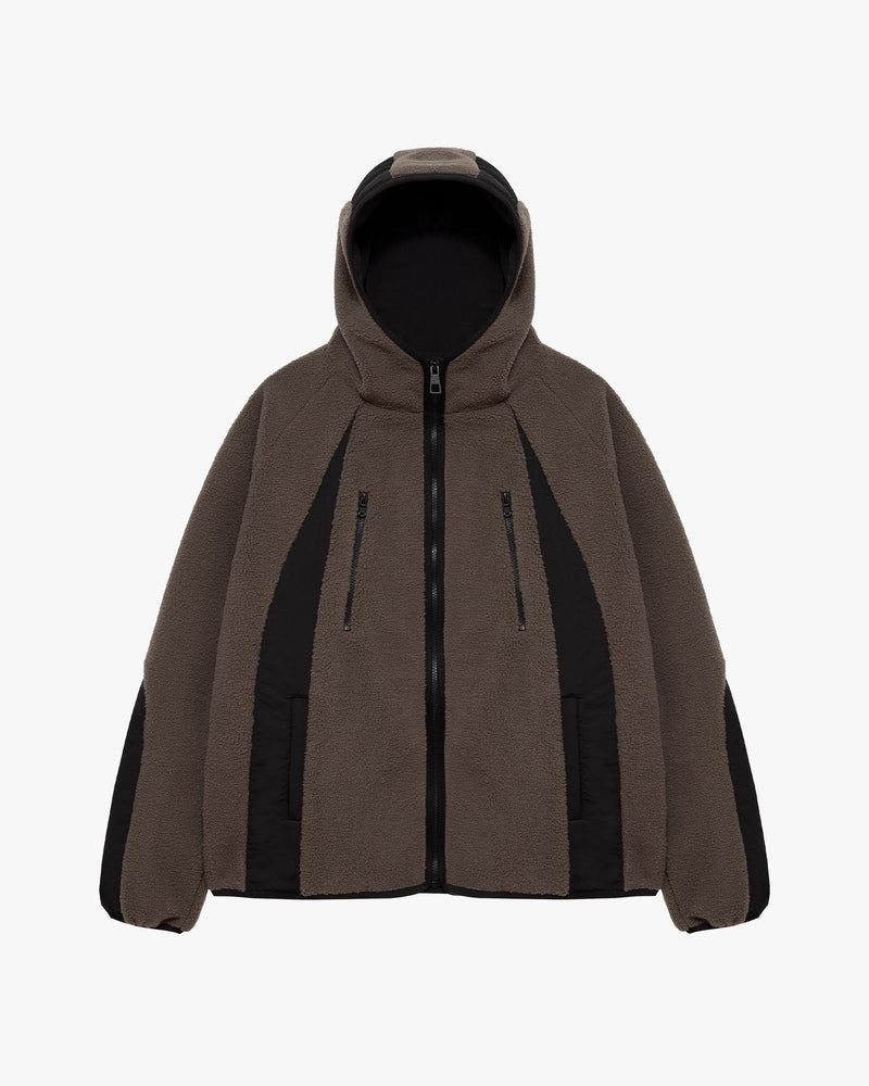 TRAIL FLEECE JACKET BROWN
