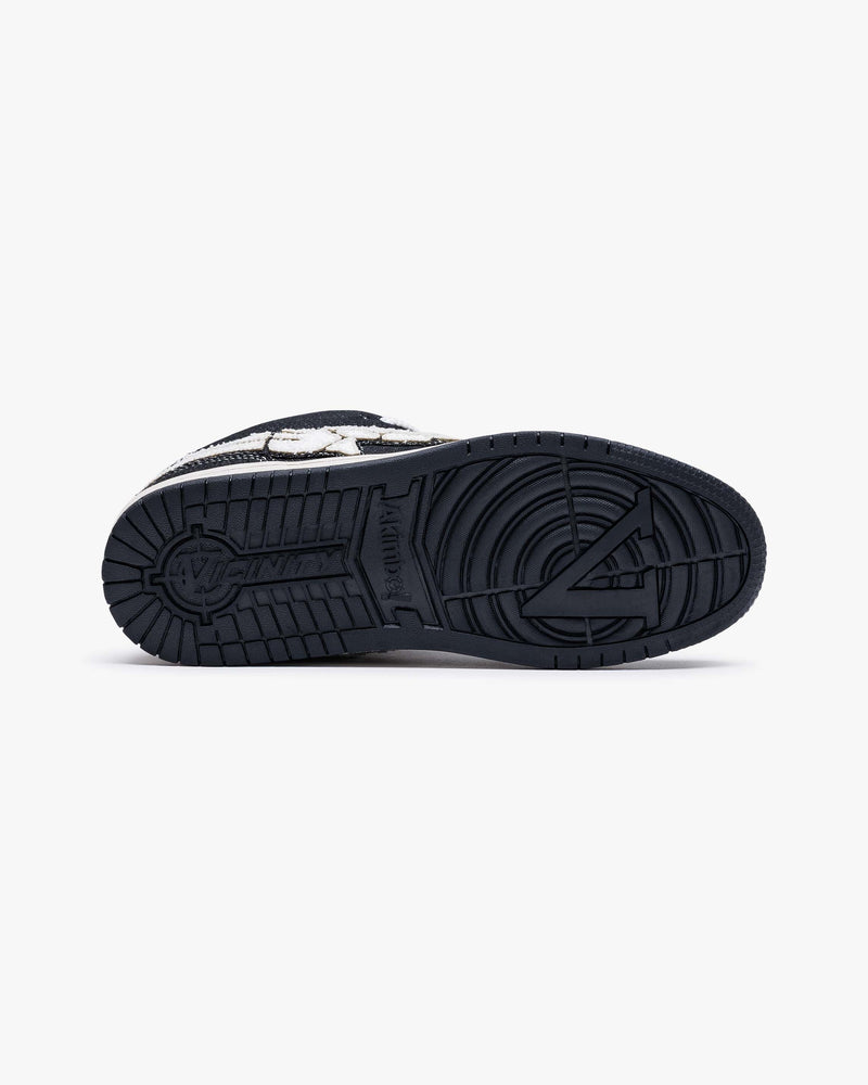 AKIMBO LOWS "SELVEDGE DENIM BLACK"