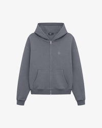 SOFTS ZIP-HOODIE DARK GREY