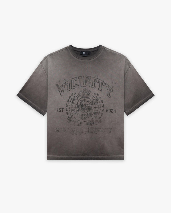 EMBLEM TEE BROWN