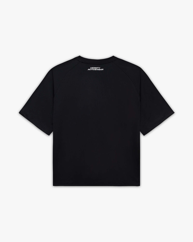 ACTIVEWEAR BOXY TEE BLACK
