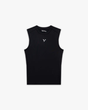 ACTIVEWEAR COMPRESSION TANKTOP BLACK