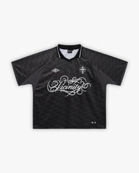 CHECKERED BW JERSEY BLACK