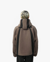 TRAIL FLEECE JACKET BROWN