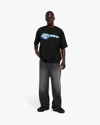 CHROME LOGO TEE BLACK