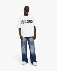 FINGERPRINT TEE WHITE