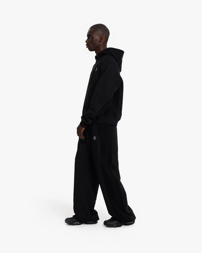 INSIDE OUT ZIP HOODIE BLACK (OLD SIZING)