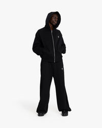 INSIDE OUT ZIP HOODIE BLACK (OLD SIZING)