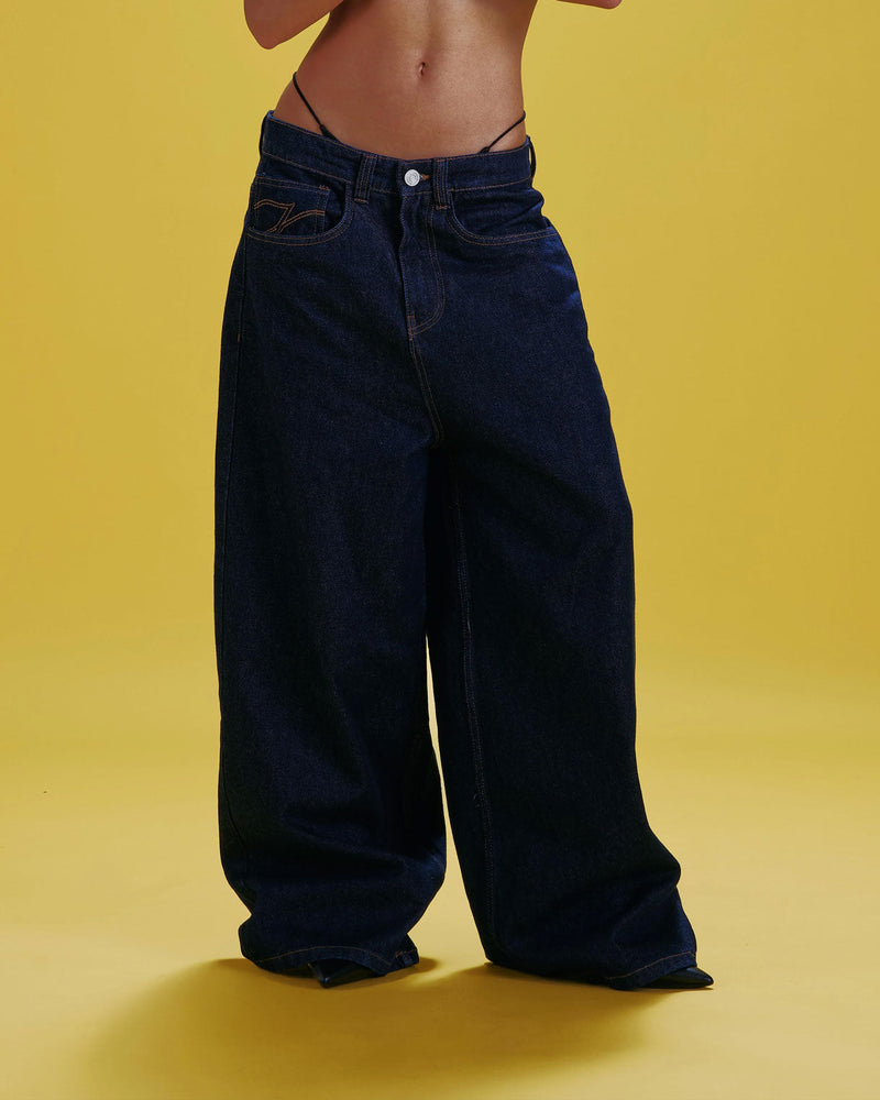 THE BAGGY DENIM RAW BLUE