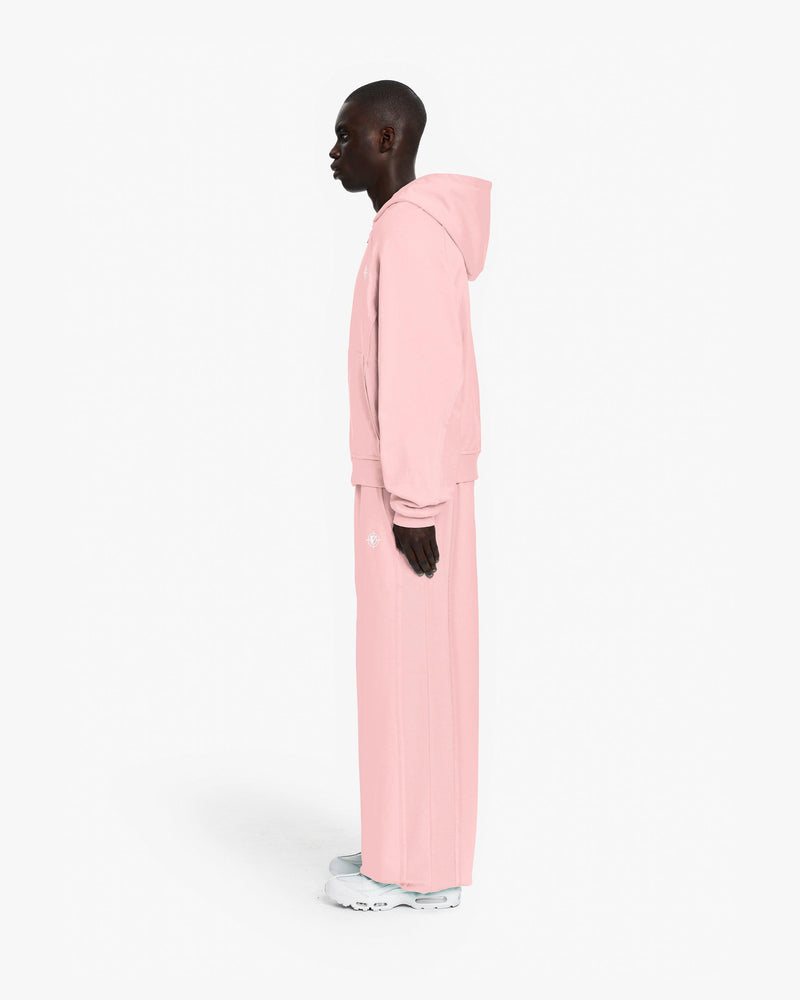 INSIDE OUT ZIP HOODIE PINK (OLD SIZING)
