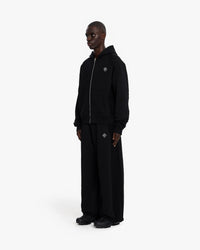 INSIDE OUT ZIP HOODIE BLACK (OLD SIZING)