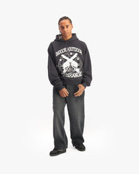 AKIMBO HOODIE DARK GREY