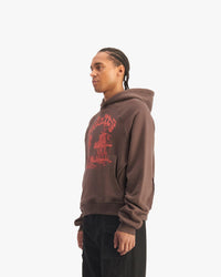 SHOOTING HOUSE HOODIE BROWN