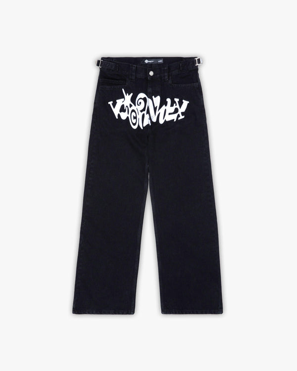 HAVOC DENIM BLACK / WHITE