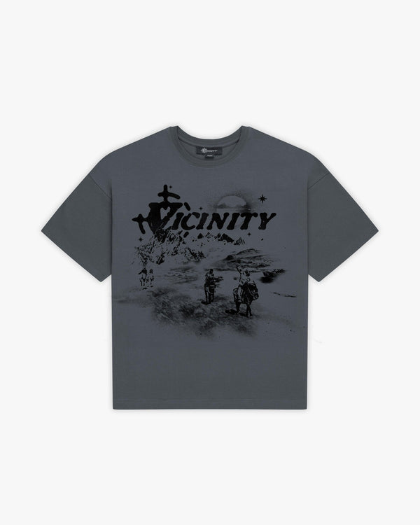 HIDDEN HILLS TEE DARK GREY